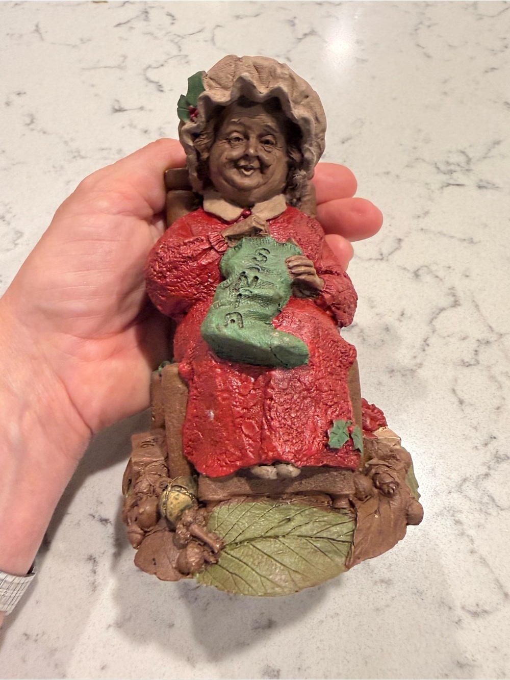 Vintage Tom Clark Gnomes Mrs. Claus III Figurine 1988 Cairn Studio Retired #47